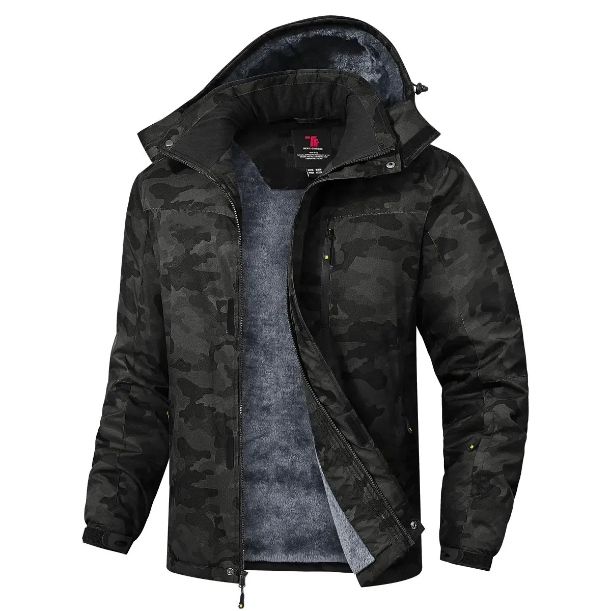 Men's Winter Ski Snow Jacket Waterproof Windproof Fleece Lined