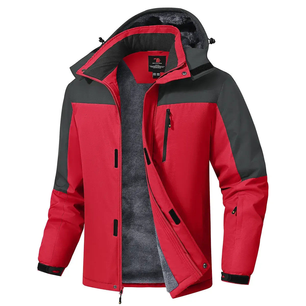 Men's Winter Ski Snow Jacket Waterproof Windproof Fleece Lined