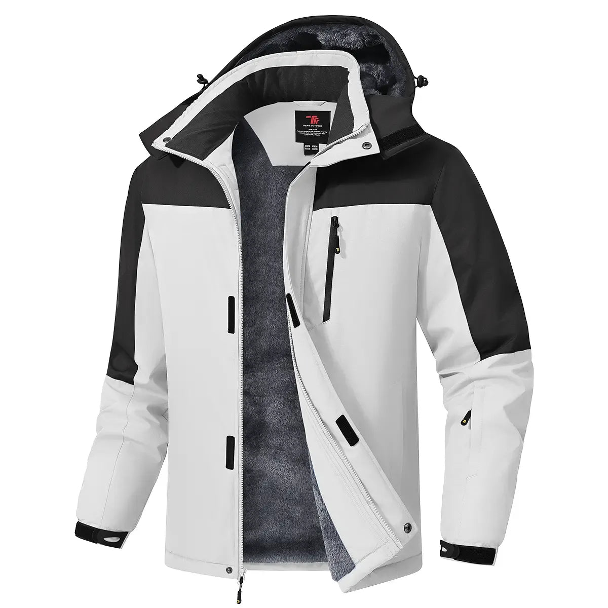 Men's Winter Ski Snow Jacket Waterproof Windproof Fleece Lined