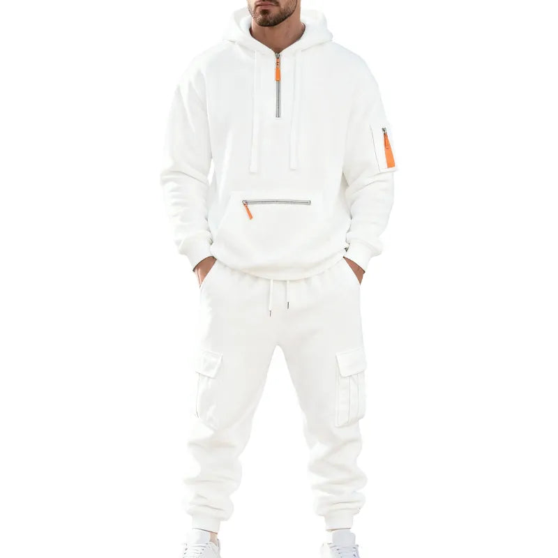 🔥 BESTSELLER | 8PCS $24.95 |Men's  Hoodie & Cargo Pants Tracksuit Set