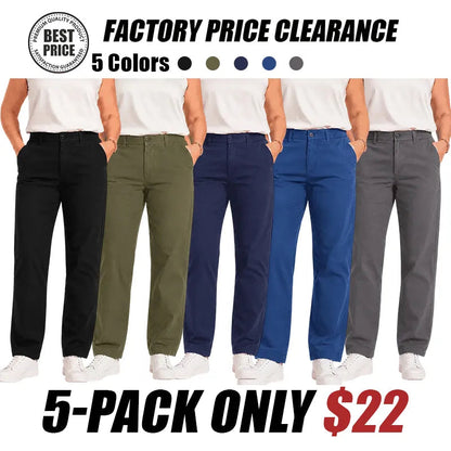 Women Multi-Pocket Stretch Comfort Pants