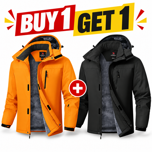 Men's Winter Ski Snow Jacket Waterproof Windproof Fleece Lined