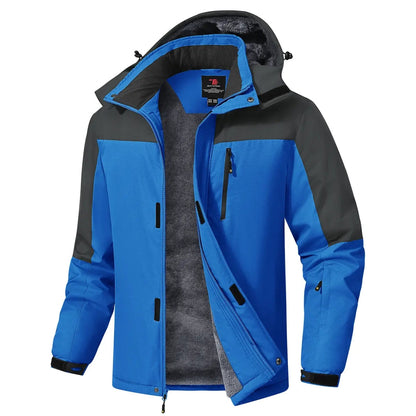 Men's Winter Ski Snow Jacket Waterproof Windproof Fleece Lined
